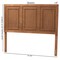 Baxton Studio Giordano Classic and Traditional Ash Walnut Finished Wood Full Size Headboard 221-12872-ZORO - alternate 3